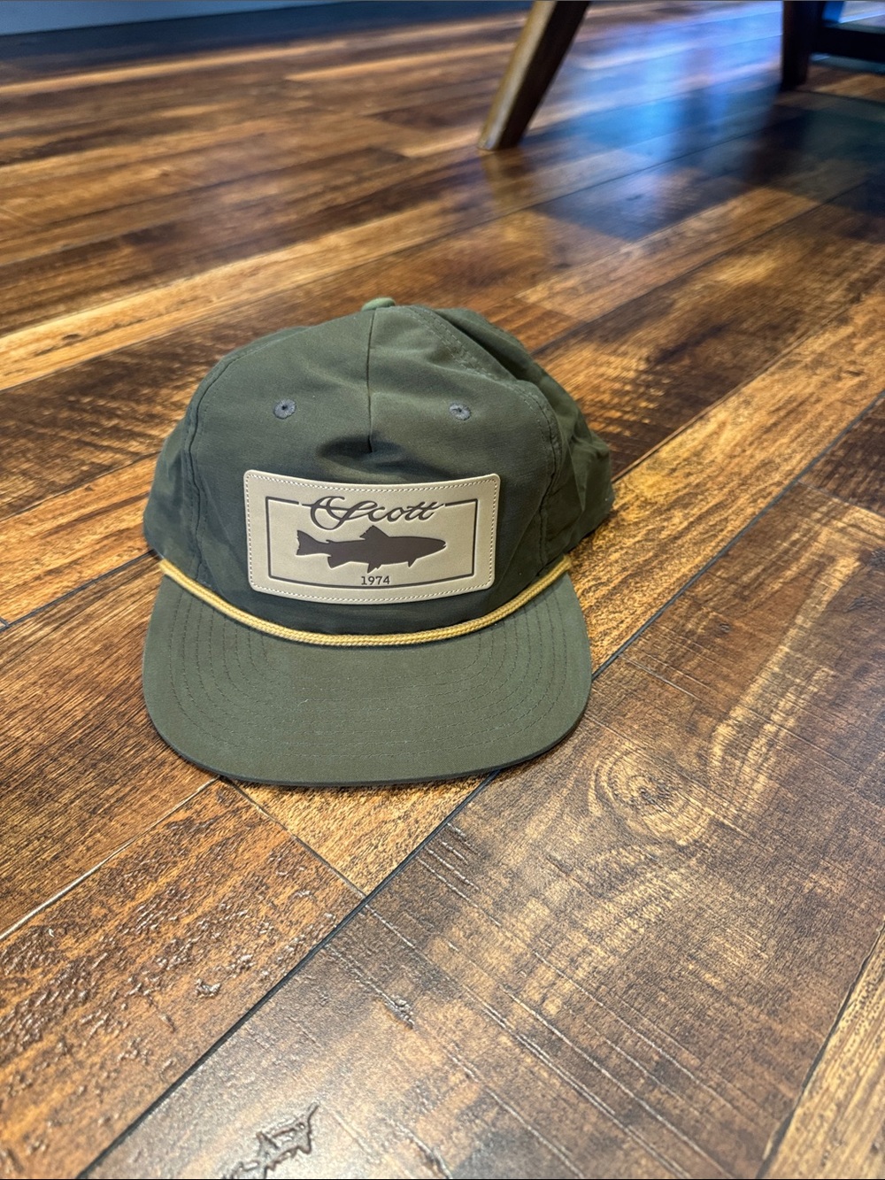 Scott LEATHER PATCH HAT